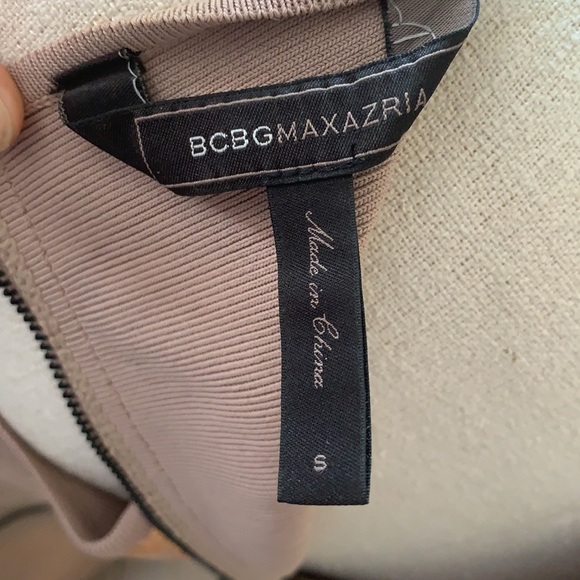 BCBG Gisela Criss Cross Foil Bodycon Dress sz S - Picture 11 of 11